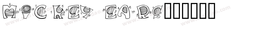 Mickey Ears字体转换